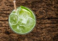 Detox cucumber diet drink, healthy summer cooler Royalty Free Stock Photo