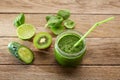 Detox green juice cleansing recipe