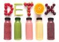 Detox juice smoothies Royalty Free Stock Photo