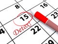 detox word on calendar