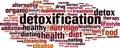 Detoxification word cloud