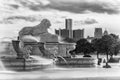 Detroit from Belle Isle Royalty Free Stock Photo