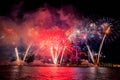 Detroit Fireworks Royalty Free Stock Photo