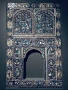 A Persian facade from the Detroit Institute of Arts Royalty Free Stock Photo