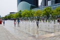 Detroit International Riverfront - RiverWalk, Michigan Royalty Free Stock Photo