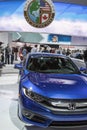 DETROIT - JANUARY 17 :The 2016 North american car of the year 2017 Honda Civic at The North American International Auto Show