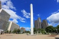 Hart plaza is located more or less on the site at which Antoine Laumet de La Mothe, sieur de Cadillac landed in 1701 when he found