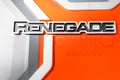 Jeep Renegade orange version vehicle logo