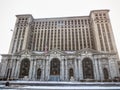 Detroit Michigan Central Station Royalty Free Stock Photo