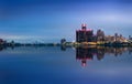 Detroit, Michigan skyline, USA Royalty Free Stock Photo