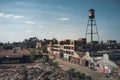 Detroit, Michigan, United States - October 2018: View of the abandoned Packard Automotive Plant in Detroit. The Packard Royalty Free Stock Photo