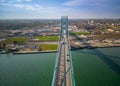 The Ambassador Bridge remains the largest international suspension bridge in North America