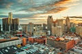 Detroit, Michigan, USA Downtown Skyline Royalty Free Stock Photo