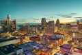 Detroit, Michigan, USA Downtown Skyline Royalty Free Stock Photo