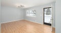 Detroit, Michigan -USA- February 6, 2023: Hardwood floor has been replaced during a home renovation