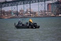 Detroit River Recreation Boating People Fishing Fisherman