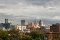 Detroit Skyline From Cass Corridor Midtown Afternoon Royalty Free Stock Photo