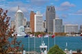 Detroit Skyline During Fall