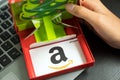 Amazon gift card as a Christmas present