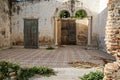 Detroyed house in Camaguey in Cuba