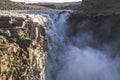 Dettifoss massive waterfall in the north of iceland Royalty Free Stock Photo