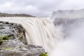Dettifoss waterfall in Iceland with dirty water