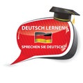 Deutch lernen. Sprechen sie Deutch? - German bubble speech