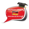 Deutch lernen. Sprechen sie Deutch? - German bubble speech