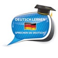 Deutch lernen. Sprechen sie Deutch? - German bubble speech