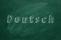 German learning concept