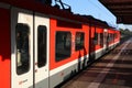 Deutsche Bahn passenger train Royalty Free Stock Photo