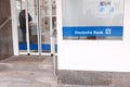 Deutsche Bank entrance Royalty Free Stock Photo