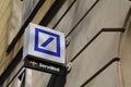 Deutsche bank logo Royalty Free Stock Photo