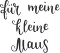 German hand lettering isolated on white