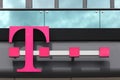 Deutsche Telekom logo on a building