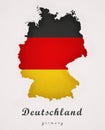 Deutschland Germany Art Map