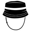 Cap Bucket Hat Golf Caddy Shack Black Royalty Free Stock Photo