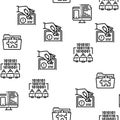 Dev Code Occupation Vector Seamless Pattern