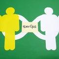 Dev and Ops symbol. DevOps Concept for software engineering culture and practice of software development and operation