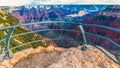 Deva, Brahma and Zoroaster Temples Across Roaring Springs Canyon From The Bright Angel Point Overlook Royalty Free Stock Photo