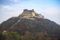 Deva citadel hill Royalty Free Stock Photo