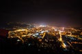 Deva City by night Royalty Free Stock Photo