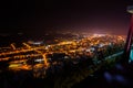 Deva City by night Royalty Free Stock Photo