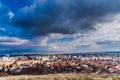 Deva city panorama,Romania