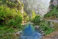 Deva river in Cantabria of Spain