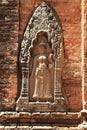 Devata at Lolei in Angkor Royalty Free Stock Photo