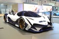 The Devel Sixteen supercar is on Dubai Motor Show 2017 Royalty Free Stock Photo