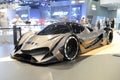 The Devel Sixteen supercar is on Dubai Motor Show 2017 Royalty Free Stock Photo