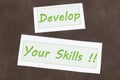Develop skills education knowledge business management leadership growth