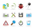 Developer, programming and application icons